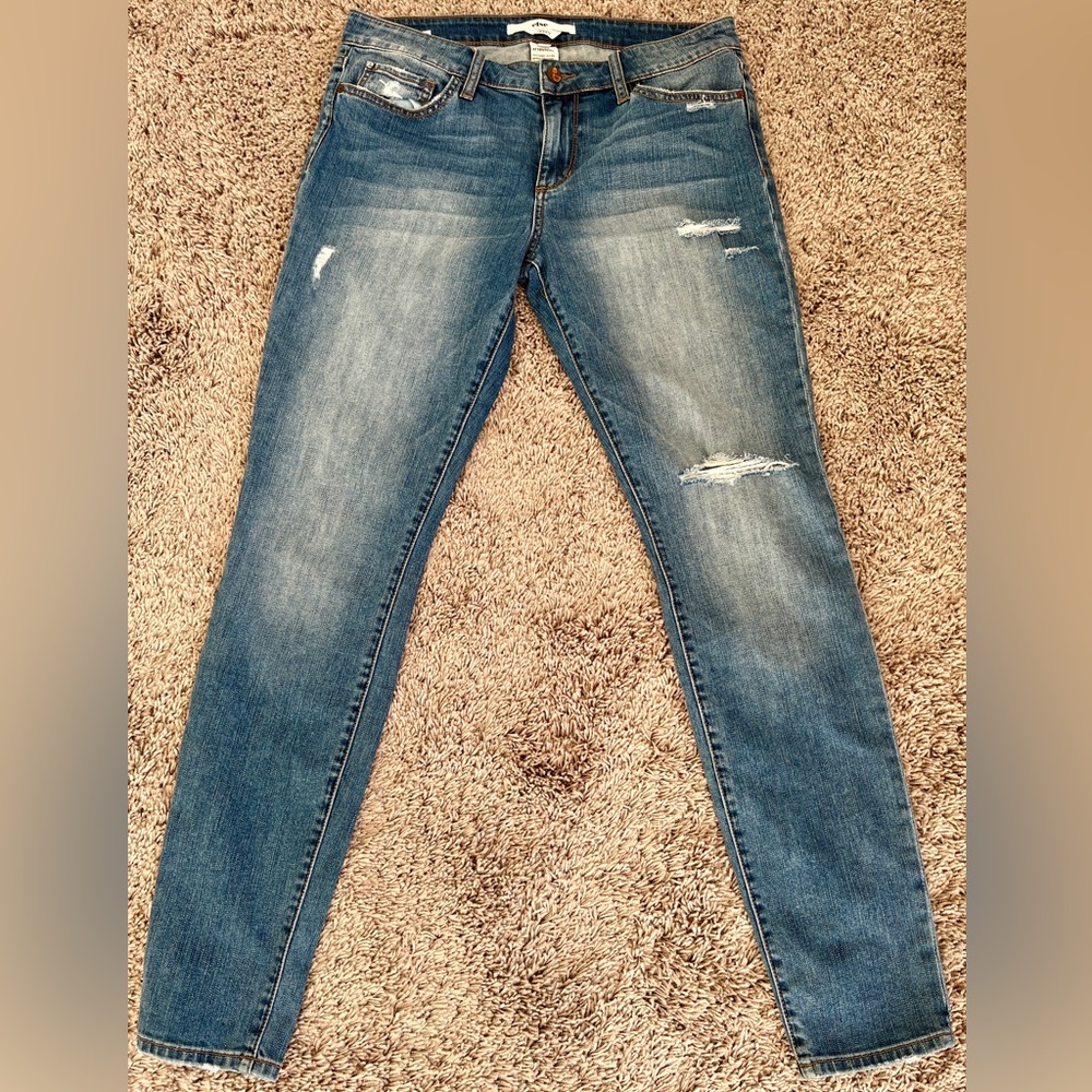 else Women's distressed skinny blue jean | "Sonny" wash | Size 30